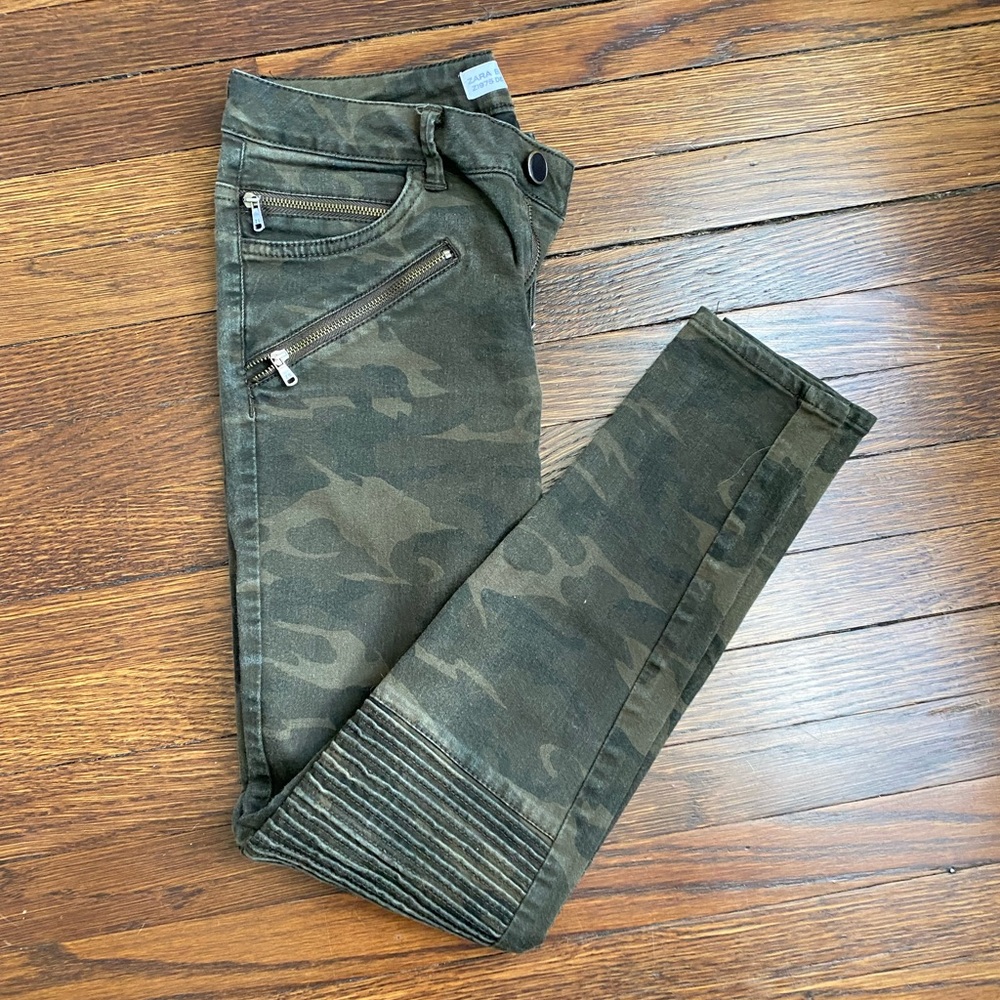 Zara moto jeans